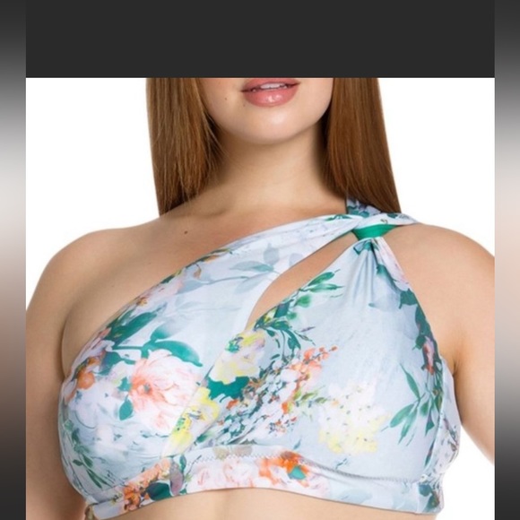 NWT Becca Virtue Plus Size Bikini Swimsuit Top - Picture 9 of 10